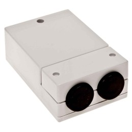 1 pcs - RS PRO Light Grey ABS Enclosure, IP40, 120 x 80 x 43mm