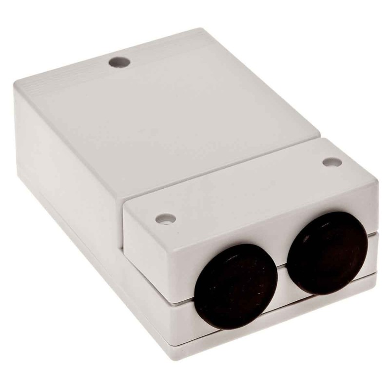1 pcs - RS PRO Light Grey ABS Enclosure, IP40, 120 x 80 x 43mm