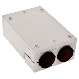 1 pcs - RS PRO Light Grey ABS Enclosure, IP40, 120 x 80 x 43mm