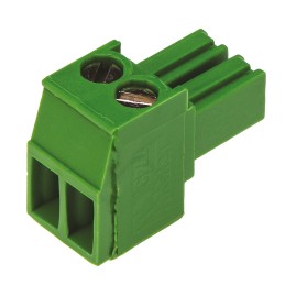 300 pcs - TE Connectivity 3.5mm Pitch 2 Way Right Angle Pluggable Terminal Block, Plug, Cable Mount, Screw Termination