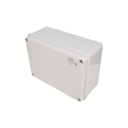 1 pcs - ABB Grey Thermoplastic Junction Box, IP65, 153 x 110 x 66mm