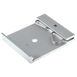 1 pcs - Hammond 1427 Series Aluminium DIN Rail Clip for Use with 35 mm DIN Rail, 42 x 8 x 51.36mm