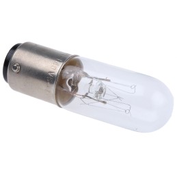 5 pcs - RS PRO BA15d Indicator Light, Clear, 140 V, 50 mA, 3000h