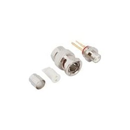 1 pcs : 162108B - RF Connectors / Coaxial Connectors Twin-BNC Straight Crimp Plug