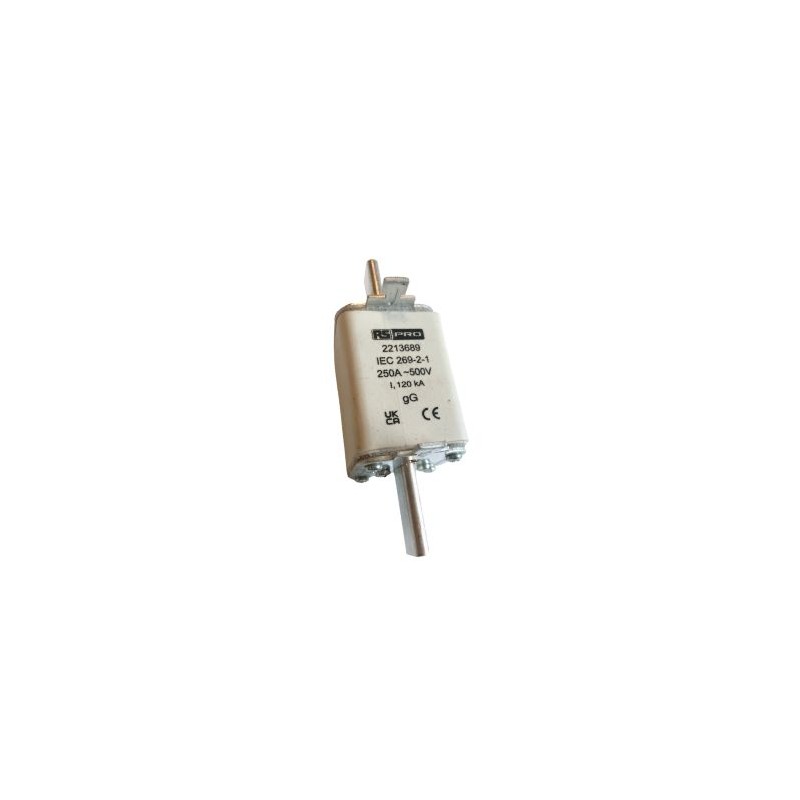 1 pcs - RS PRO 250A NH Fuse, NH1, 415V ac
