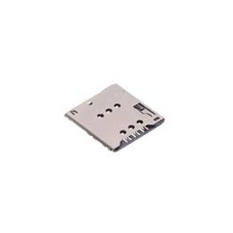 1 pcs : SIM7155-6-1-14-A - Memory Card Connectors Micro SIM Push-Push 6P SMT 1.43mm profile With switch T&R
