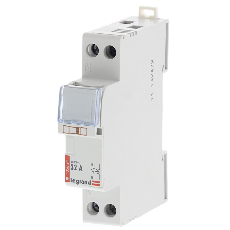 1 pcs - Legrand 32A Rail Mount Fuse Holder for 10 x 38mm Fuse, 1P, 400V ac