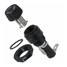 1 pcs - Eaton 20A Panel Mount Fuse Holder for 6.3 x 32mm Fuse, 1P, 250V ac