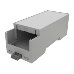 1 pcs - Italtronic DIN Rail Enclosure Enclosure Type 2M XTS Compact Series , 90 x 32.2mm, ABS DIN Rail Enclosure