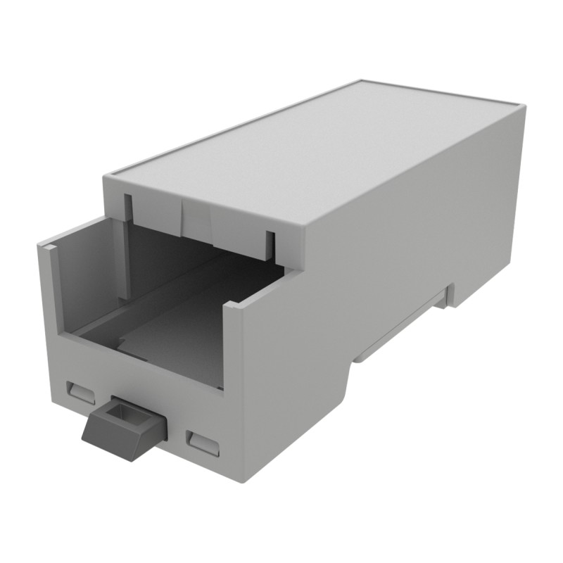 1 pcs - Italtronic DIN Rail Enclosure Enclosure Type 2M XTS Compact Series , 90 x 32.2mm, ABS DIN Rail Enclosure
