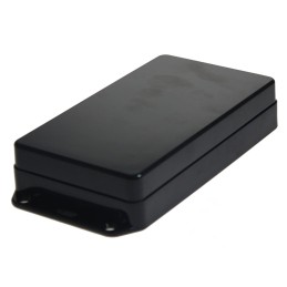 1 pcs - CAMDENBOSS Series 2000 Series Black ABS Enclosure, IP65, Flanged, Black Lid, 162 x 80 x 30mm