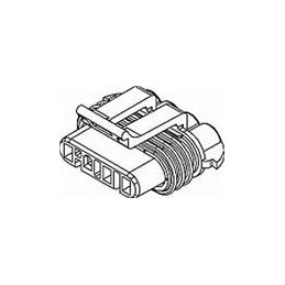 1 pcs : 12186566 - Automotive Connectors ASM CONN 1 F M/P 150 CRM SLD BASE 4