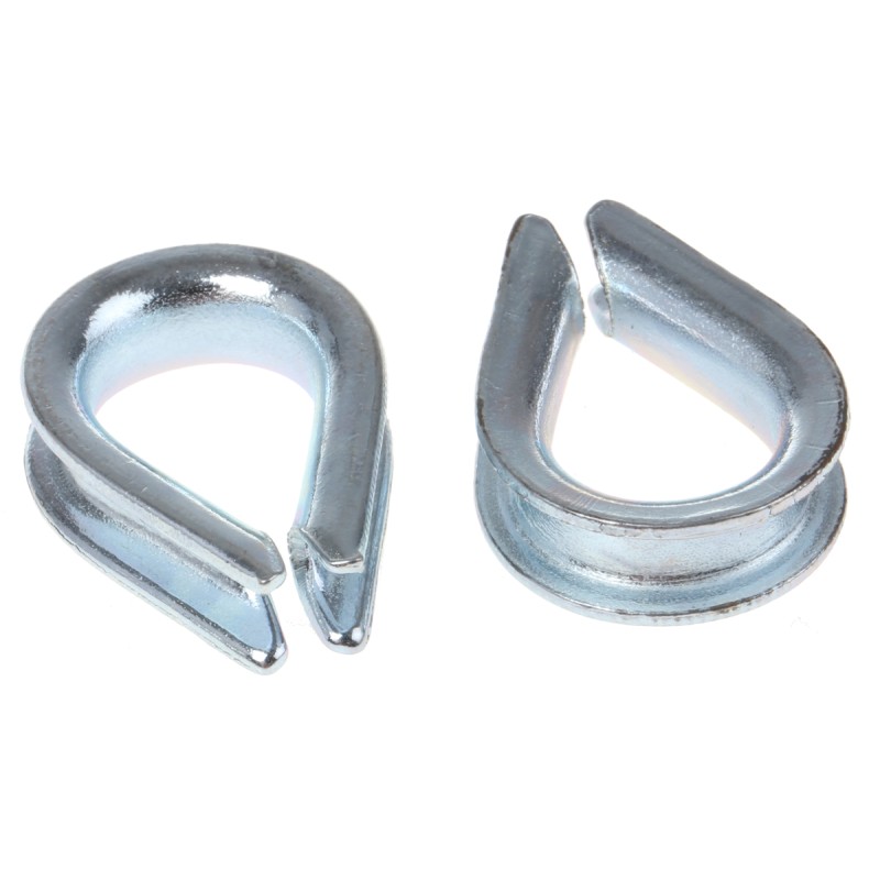 10 pcs - RS PRO Steel Thimble For Use With 3mm Diameter Wire Rope