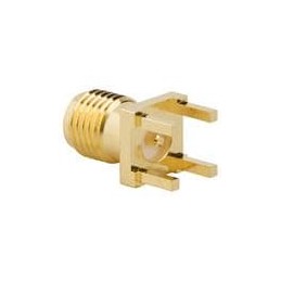 1 pcs : 132134-15 - RF Connectors / Coaxial Connectors Str PCB Jk SM