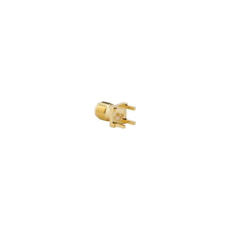1 pcs : 132134-15 - RF Connectors / Coaxial Connectors Str PCB Jk SM
