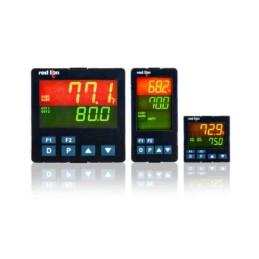 1 pcs - Red Lion PXU Panel Mount PID Temperature Controller, 48 x 48mm 2 Input, 2 Output 0-10 V dc, Relay, 100 - 240 V