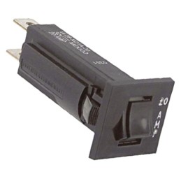 1 pcs - TE Connectivity Thermal Circuit Breaker - W28 Single Pole 32 V dc, 250V ac Voltage Rating, 20A Current Rating