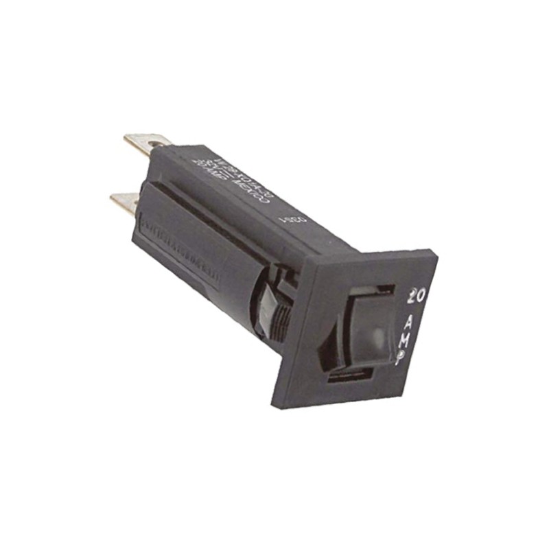 1 pcs - TE Connectivity Thermal Circuit Breaker - W28 Single Pole 32 V dc, 250V ac Voltage Rating, 20A Current Rating