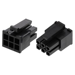 3000 pcs - Molex, Micro-Fit 3.0 Female Connector Housing, 3mm Pitch, 6 Way, 2 Row