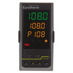 1 pcs - Eurotherm Piccolo P108 PID Temperature Controller, 48 x 96mm, 3 Output Logic, Relay, 24 V ac/dc Supply Voltage