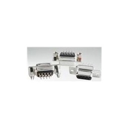 1 pcs : DLS1XS4AA35X - D-Sub Standard Connectors DSUB SOLDR PIN STR STAMPED CONTACTS