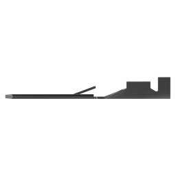 100 pcs - TE Connectivity FASTIN-FASTON .250 Uninsulated Male Spade Connector, Tab, 6.35 x 0.81mm Tab Size, 0.5mm² to 1mm²