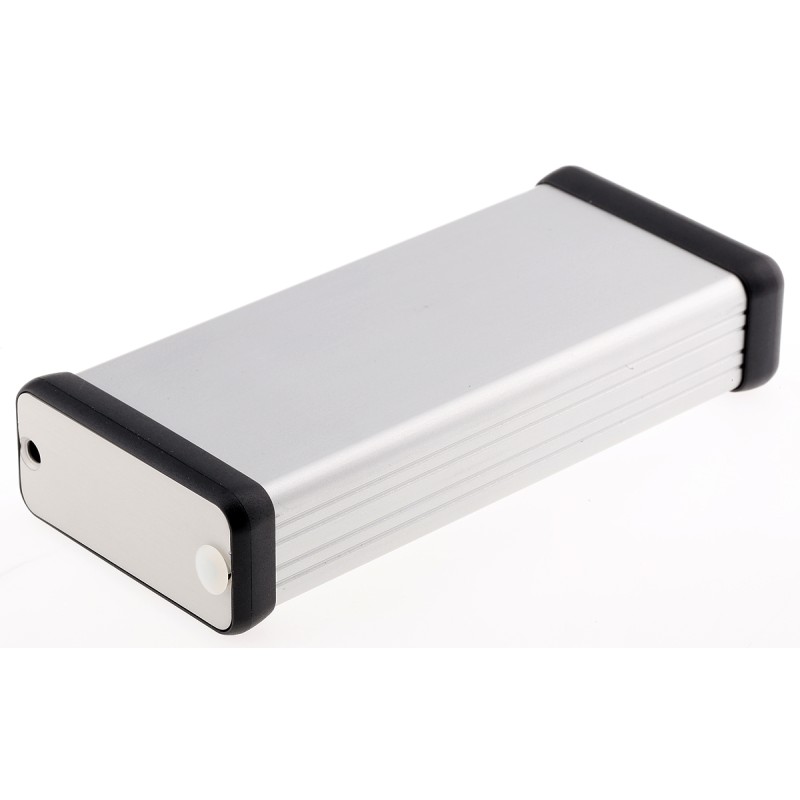 1 pcs - Hammond 1455 Series Silver Anodised Aluminium Hand Held Enclosure, , IP54, 120 x 54 x 23mm