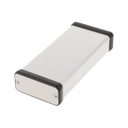 1 pcs - Hammond 1455 Series Silver Anodised Aluminium Hand Held Enclosure, , IP54, 120 x 54 x 23mm