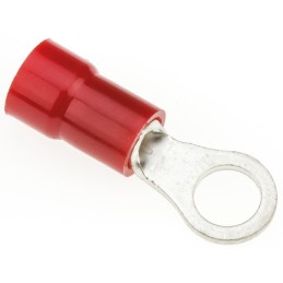 100 pcs - JST, R Insulated Ring Terminal, 3.5mm Stud Size, 0.25mm² to 1.65mm² Wire Size, Red