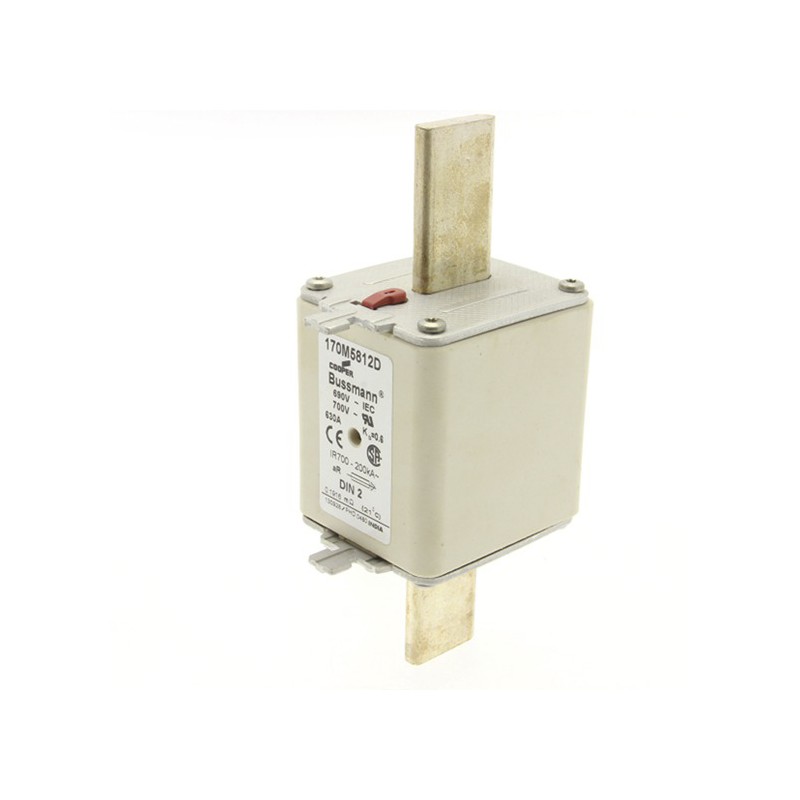 1 pcs - Eaton 630A Centred Tag Fuse, NH2, 690V