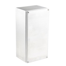 1 pcs - RS PRO Unpainted Stainless Steel Terminal Box, IP66, 300 x 150 x 120mm