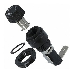 1 pcs - Eaton 20A Panel Mount Fuse Holder for 6.3 x 32mm Fuse, 1P, 250V ac