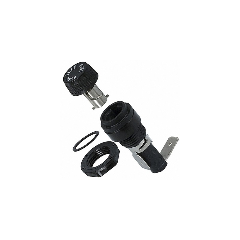 1 pcs - Eaton 20A Panel Mount Fuse Holder for 6.3 x 32mm Fuse, 1P, 250V ac