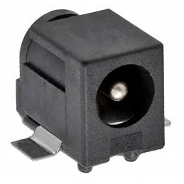 5 pcs - Wurth Elektronik, WR-DC Right Angle DC Socket Rated At 5.0A, 24.0 V, PCB Mount, length 9.0mm, Gold, Tin