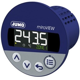 1 pcs - Jumo miroVIEW LCD Digital Panel Multi-Function Meter for PT100, PT1000, Temperature, 60.5mm x 88mm