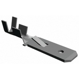 25 pcs - TE Connectivity FASTIN-FASTON .250 Uninsulated Male Spade Connector, Tab, 6.35 x 0.81mm Tab Size, 1mm² to 2.5mm²