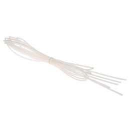 5 pcs - RS PRO Halogen Free Heat Shrink Tubing, Clear 2.4mm Sleeve Dia. x 1.2m Length 2:1 Ratio