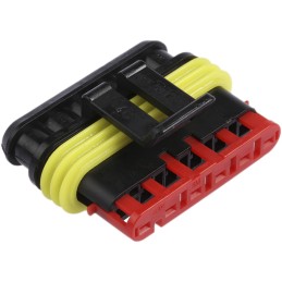 350 pcs - TE Connectivity, AMP Superseal 1.5 Automotive Connector Socket 6 Way