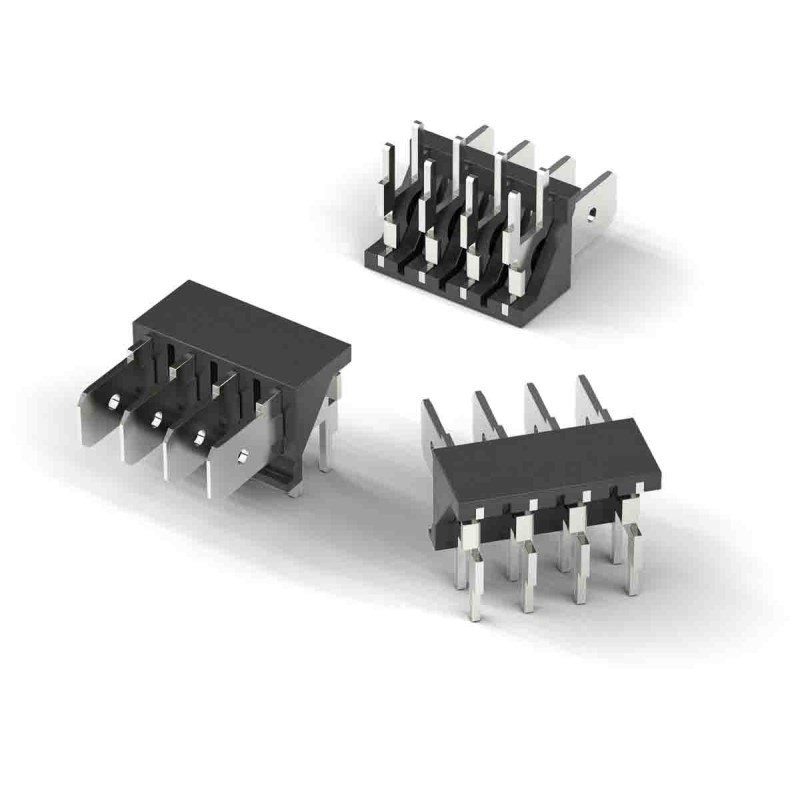 5 pcs - Wurth Elektronik WR-FAST Series Vertical PCB Header, 2 Contact(s), 7.62mm Pitch, 1 Row(s), Shrouded