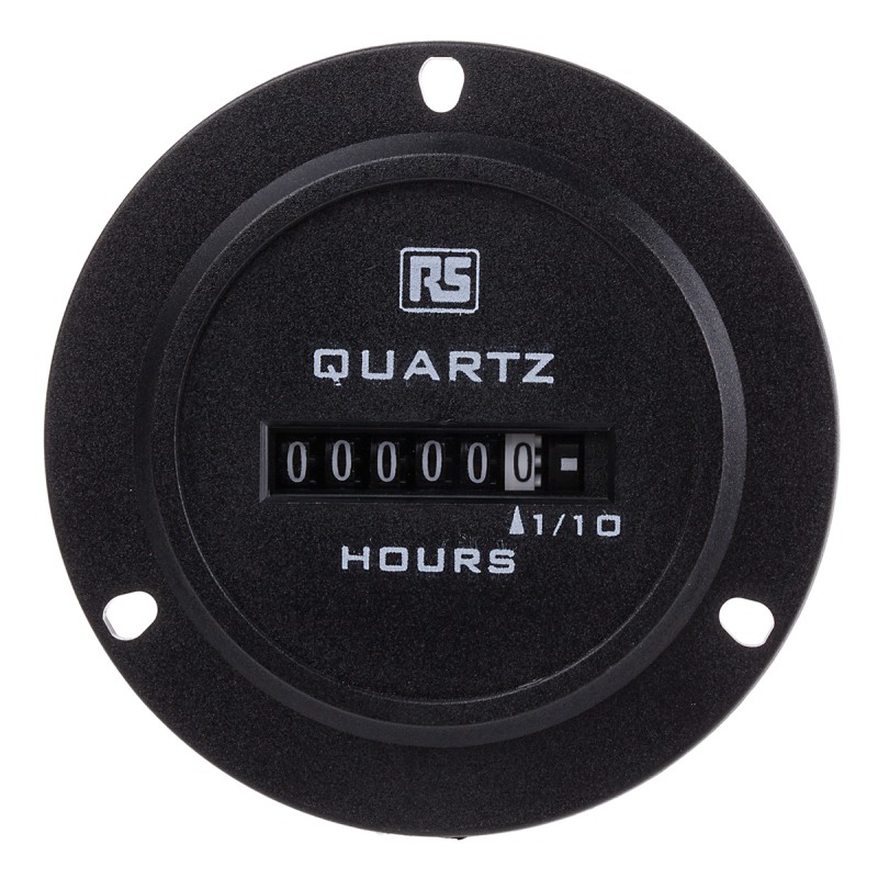 1 pcs - RS PRO Hour Meter Counter, 6 Digit, 50Hz, 90 - 264 V ac