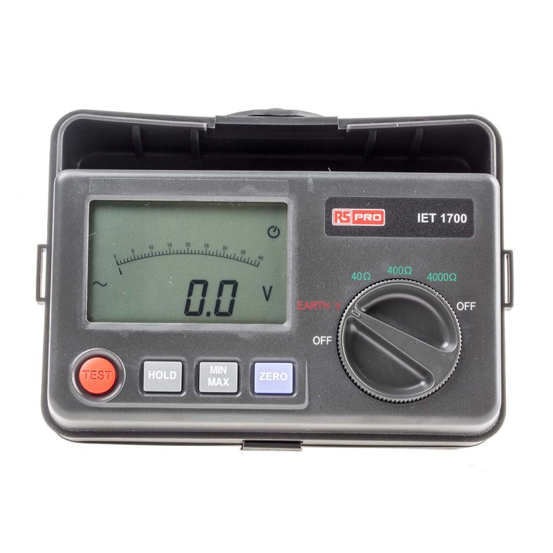 1 pcs - RS PRO IET1700 Earth Tester, 3999Ω RS Calibration