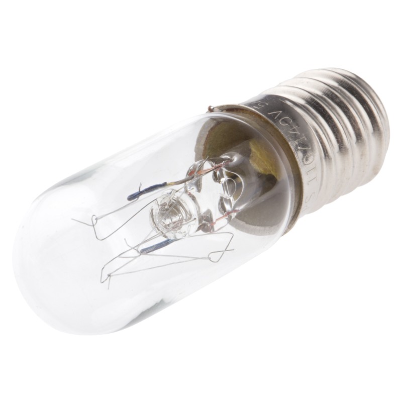 5 pcs - RS PRO E14 Indicator Light, Clear, 110 - 140 V, 50 mA, 3000h