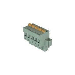 1 pcs : 14310917106000 - Pluggable Terminal Blocks har-flexicon, 9pin female, horizontal, w/ push-in spring cage termination, wi