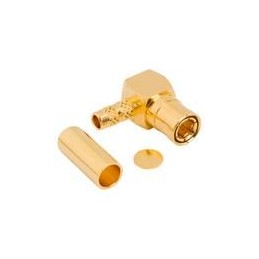 1 pcs : 142221-75 - RF Connectors / Coaxial Connectors MINI SMB R/A CRIMP PLUG AT&T 735A