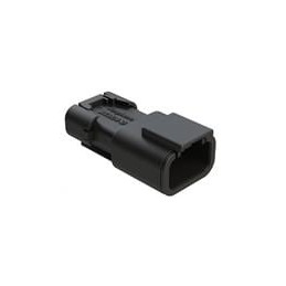 1 pcs : ATM04-3P-SF01BLK - Automotive Connectors A SERIES-ATM-CONNECTOR ENDCAPS