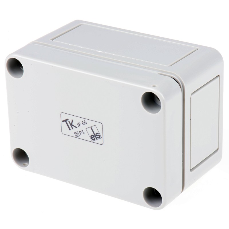 1 pcs - Spelsberg TK PS Series Grey Polystyrene Enclosure, IP66, Grey Lid, 94 x 65 x 57mm