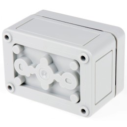 1 pcs - Spelsberg TK PS Series Grey Polystyrene Enclosure, IP66, Grey Lid, 94 x 65 x 57mm