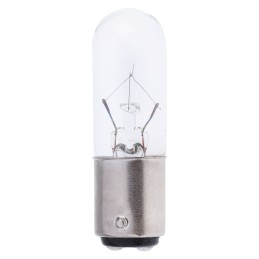 5 pcs - RS PRO BA15d Indicator Light, Clear, 24 V, 200 mA, 3000h