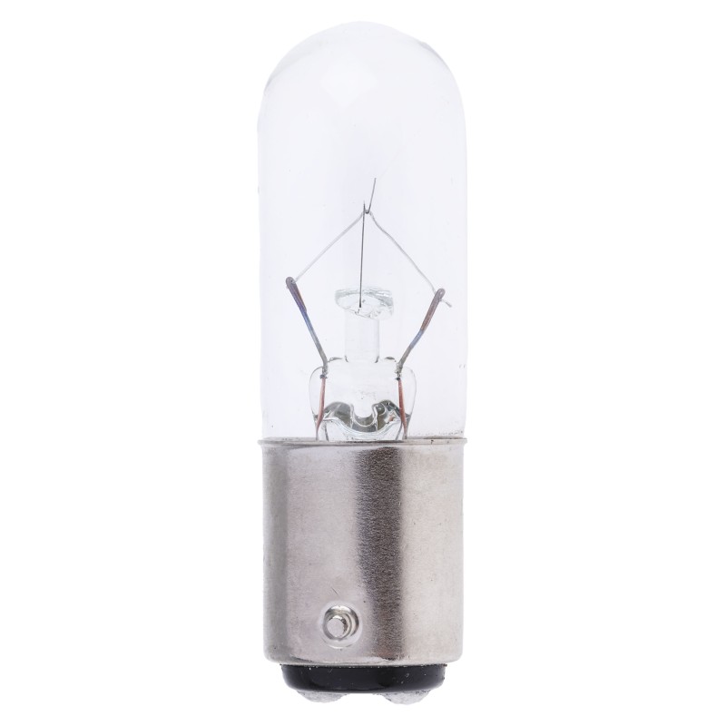 5 pcs - RS PRO BA15d Indicator Light, Clear, 24 V, 200 mA, 3000h