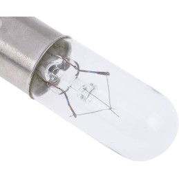 5 pcs - RS PRO BA15d Indicator Light, Clear, 24 V, 200 mA, 3000h